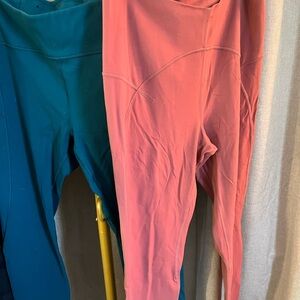 lululemon Leggings | Size 10 | Bundle Coral and Teal
